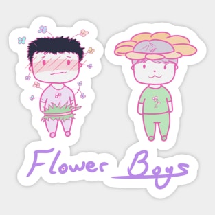 flower boys Sticker